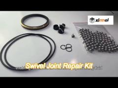 4‘‘ 15000 psi forum type pipeline rebuilt seal kits with brass ring for swivel joint