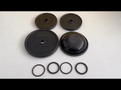 A membrane is a key component in pumps and hydraulic accumulators, ensuring superior sealing