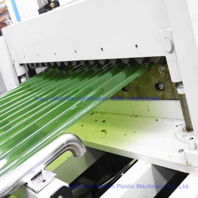 China Sheet Size Quality Plastic Wave Clear Corrugated Roofing Tile Sheet Making Machine for sale