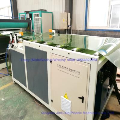 China Sheet Recycled Transparent Plastic PET Roof Tile Sheet Making Machine For Balcony Roof for sale