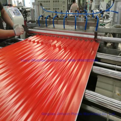 China High Quality Sheet PVC ASA Corrugated Wave Roofing Tile Sheet Making Machine for sale