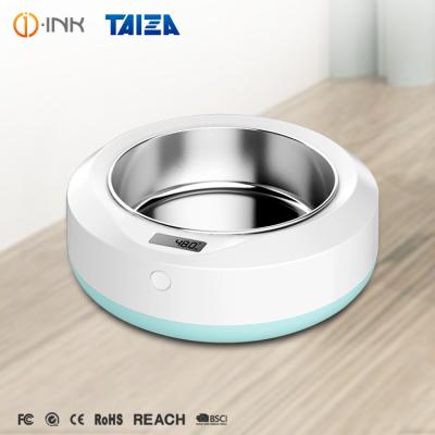 China Automatic Plastic Round Food Weighing Dog Bowl With Electronic Scales for sale