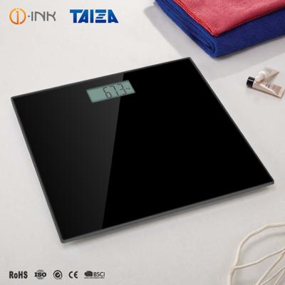 China Four-Position High Accurancy Sensor Personal Tempered Glass Digital Weighing Bathroom Scale for sale