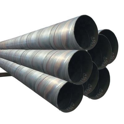 China SSAW Pipe Price API 5L X60 Liquid Spiral Welded Steel Pipe SSAW Spiral Structure Stacking Stock Steel Pipes for sale