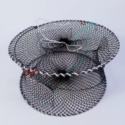 China High Strength 50*25cm crab trap foldable fishing traps steel crab trap pot metal for sale