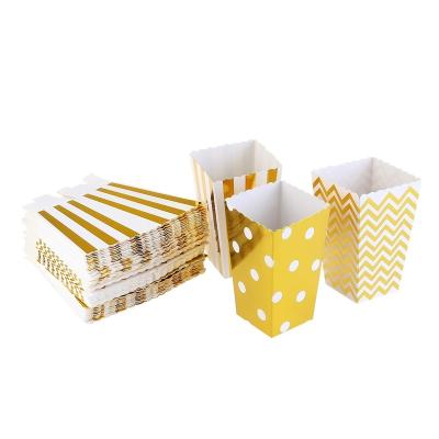 China Recyclable Cheap Price Fast Food Bucket Party Popcorn Container With Cardboard Boxes Gift For Customized Paper Packaging Gift Boxes for sale