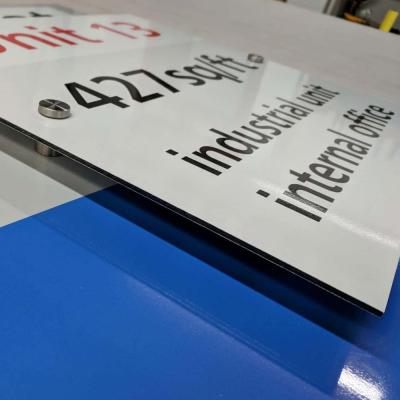 China PE coating aluminum composite panel Signage ACM ACP Material zu verkaufen