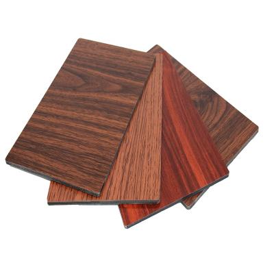 China 2/3/4mm Wood Aluminum Composite Panel for Interior Wall Cladding for sale