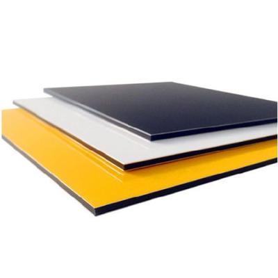 中国 4mm Outdoor Glossy ACP Sheets Acm Alucobond Cladding For Exteriors PE PVDF Core 販売のため