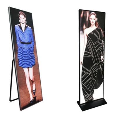 China Portable advertising mirror P2.5 Digital sign P2.5 Digital wifi LED screen smart led programmable poster display for sale