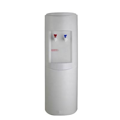 China Hot& Cold Blowed High Quality HDPE Plastic Housing Material Standing Hot Cold Water Dispenser for sale