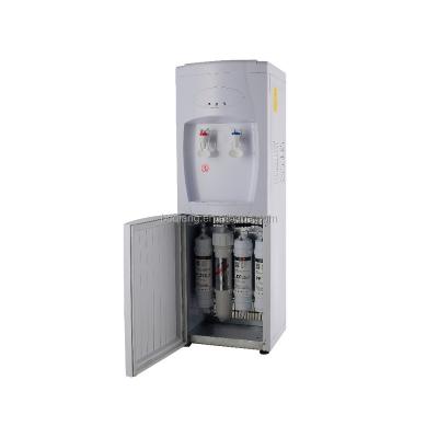 China Standing Water Floor COLD ROLLED METAL+ABS Hot And Cold Dispenser With RO System for sale