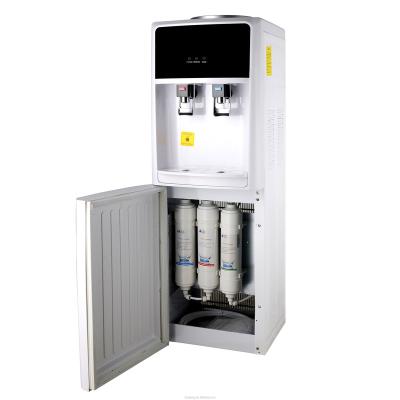 China Standing Semiconductor Cooling Hot And Cold Water Dispenser With Filters (YLRS-J) for sale