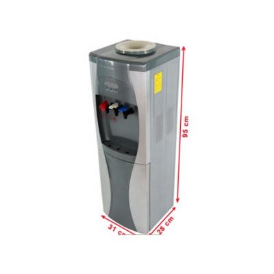 China Plastic And Iron Factory Price 2-3 Faucets Hot And Cold Water Dispenser With Refrigerator for sale