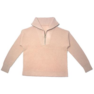 China Hot Sale Anti Wrinkle Turtle Neck Knitted Sweater For Women Casual Knitted Wrap Sweater for sale