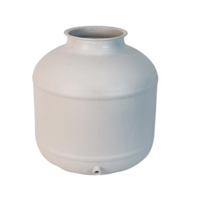 China HDPE (High Density Polyethylene) Big Blow Molding Plastic Bucket Vertical Round Bucket With Double Cover for sale