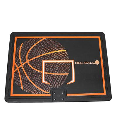 China Good quality 83*59cm black blow mold indoor outdoor basketball sport basketball backboard and backboard with printing for sale