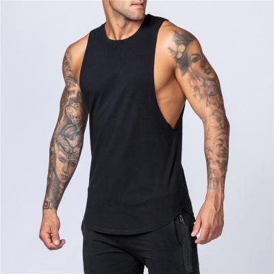 China China Supplier QUICK DRY Customize Sports Fitness Gym Tank Tops Mens Fitness Vests Custom Singlets for sale