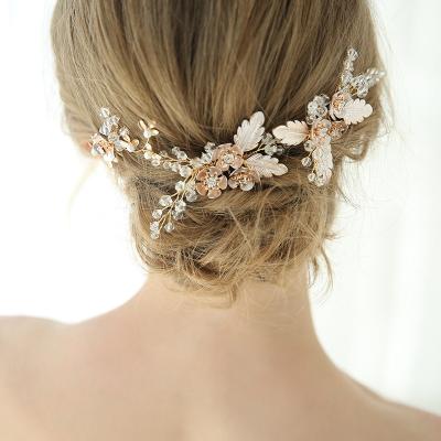 China Bridal three piece headdress bridal hair jewelry and hair comb hair accessories for sale