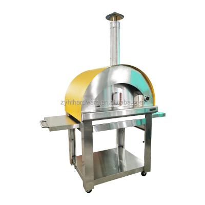 China Hot Sales Height 2022 Adjustable Luminous Color Outdoor Wood Fired Pizza Oven for sale