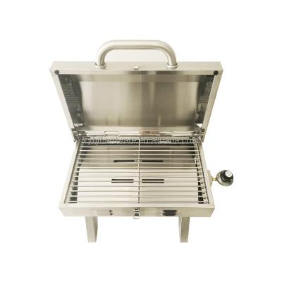 China Hot Selling Adjustable Height Portable Stainless Steel Table Top Grill for sale