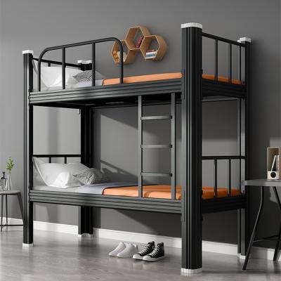 China Cheap tidur tempat tingkat katil 2 bed double deck bunk bed boarding school (size) adjustable wholesale steel bunk bed for adult for sale