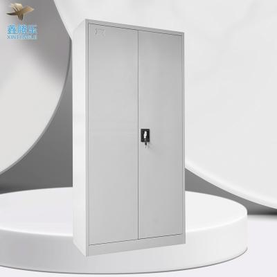 China Modern Design Wholesale Price Metal Filing Cabinets Office 2 Door Metal Storage Cabinets with Movable 4 Shelf Filing Kabinet lemari besi archivad for sale