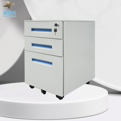 China Cheap Expandable Office Furniture Pedestal Filing Cabinet 3 Drawer Mobile Storage Cabinet Muebles De Archivos Movibles for sale