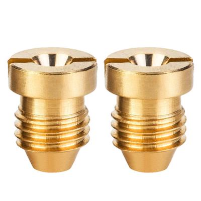 China Brass EDGE JOINT 1.1 Millimeter Foam Cannon Orifice Nozzle, Universal Thread Tips for Snow Foam Lance, 2-Pack for sale