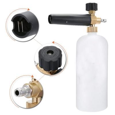 China Foam Spray Cannon Bottle Foam Gun Kit, Foam Cannon Blaster with 1/4 Inch Quick Connector with 8pcs Pressure Joint Nozzle Tip Con, M22- 14 mm and M22-15 mm for sale