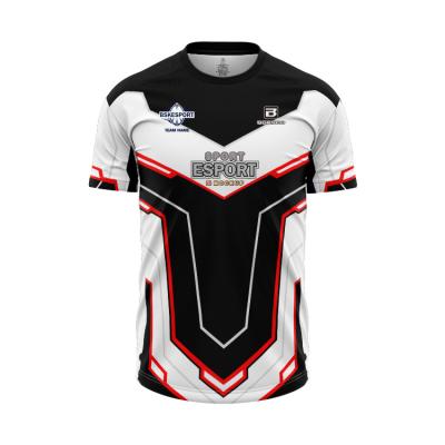 China Breathable E-sports Clothing Men Wholesale Custom Slim T-shirt Game Shirts for sale