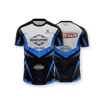 China Men's Esports Tank Top T-shirts Breathable 100% Polyester Elite E-sport Sports T-shirts for sale