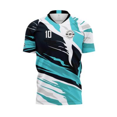 China Shirts & Tops Most Popular Soccer Shirt Uniform Customized Cheap Soccer Jersey Set Dry-Fit for sale