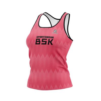 China Wholesale Fitness Sublimated QUICK DRY Women Singlet Gym Running Singlet For Sale for sale