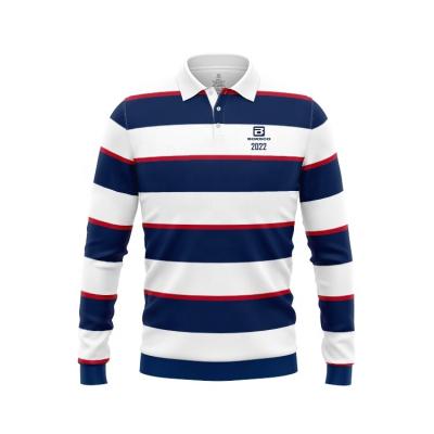 China Breathable Casual Rugby Jumper School Leavers Polo Shirt Long Sleeves Rugby Tank Top With Custom Logo for sale