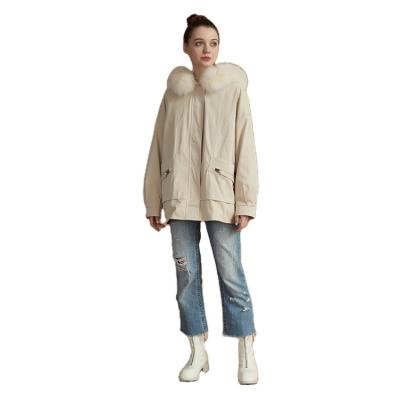 China Exquisite workmanship breathable women's parka coat for sale