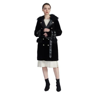 China New Type Breathable Sell Well Guaranteed Quality Womens Sheep Fur Coat for sale