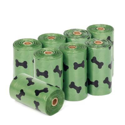 China Stocked Wholesale Eco Friendly Dog Pet Waste Bags Custom Biodegradable Poop Bags for sale