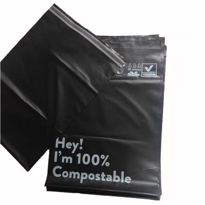 China 100% Biodegradable Environmental Waterproof Polybag Mailing Bag Customized Logo Courier Bag Compostable Shipping Bag for sale