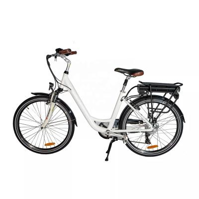 China Cheap factory 36v 250w aluminum alloy rear wheel motor with lithium battery high speed motor city electric bicycle for sale