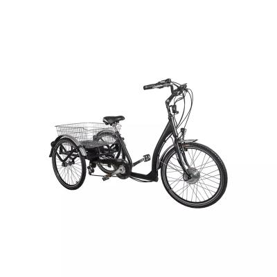 China Steel 36v 350w Three Wheeler Brushless Hub Motor 3 Wheel Electric Bike With Battery for sale