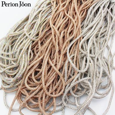 China Flatback Best Selling Faux Stone 4mm Thick Rope Crystal Ironing Rope TR049 Of Clothes Bags DIY Shoes DIY Decoration Clothing Accessories ab for sale