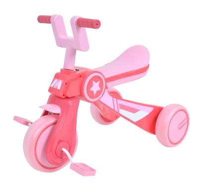 China Ride On Toy Pedal Tricycle Hot Sale Style Cute Ride On Toy Scooter 3 Wheels Baby Tricycle 2 In 1 With Cheap Price SCOOTER 3 WHEELS for sale