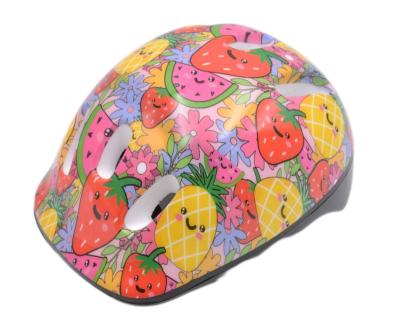 China Factory sale whole stripe head protection helmet kids bike helmet PVC EPS kids helmet for sale for sale