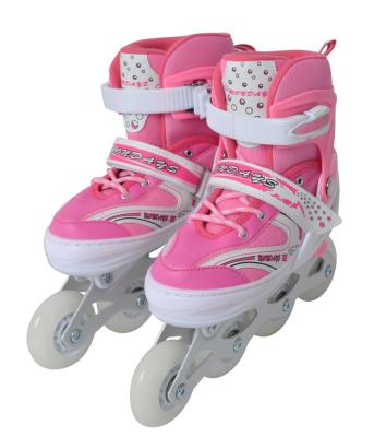 China CHEAP PVC ROLLER SKATE CUSTOMIZE 3 WHEEL SKATE INTEGRATED ALU FRAME SKATE FOR CHILDREN for sale