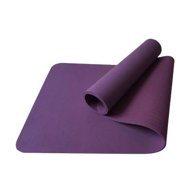 China Custom Yoga Mat Anti-Slip Gym Exercise Fitness Tape Yoga Mat Logo Durable Thick Sport Pilates for sale