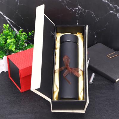 China Viable Luxury Stainless Steel Thermo Vacuum Flask Doyoung Smart Water Bottle Termo Inteligente With Gift Box for sale