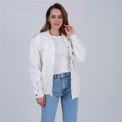 China Autumn spring breathable lattice jackets casual denim coat for women turkey shopper for sale