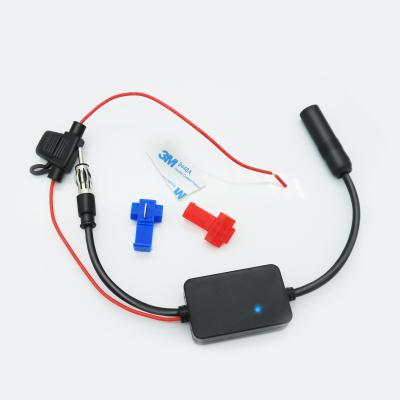 China High Gain New Car Radio Active Antenna Car Radio 12V Practical FM Signal Amplifier Fm-ant208 Antenna for sale