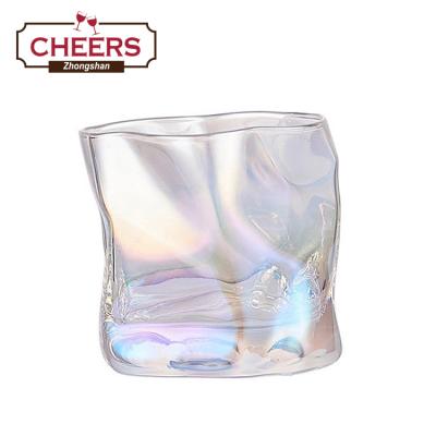 China The Viable Manufacturer Colorful Cocktail Glasses, Lead Free Bar Hand-Blown Lowball Crystal Glasses, Old Fashioned Glass Tumbler for sale